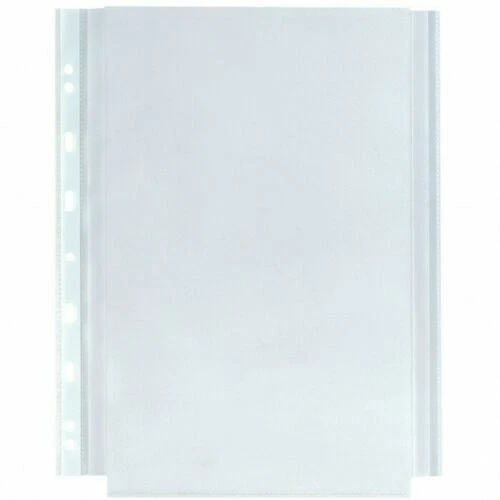 50 Buste a foratura universale A5 trasparenti raccoglitore ad anelli 15x21cm - Immagine 4 di 4