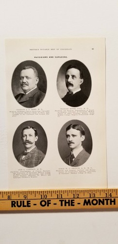 Notable Cincinnati Men of 1903 Photos PHYSICIANS & SURGEONS Cameron Francis D8 - Picture 2 of 4