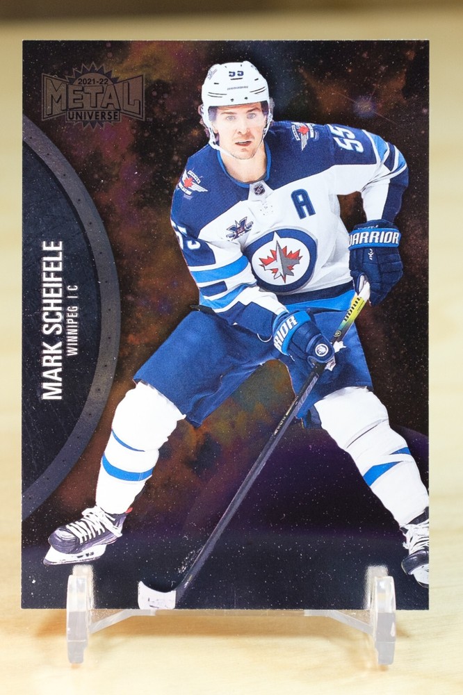 2021-22 UD Skybox Metal Universe Base #30 Mark Scheifele - Winnipeg Jets