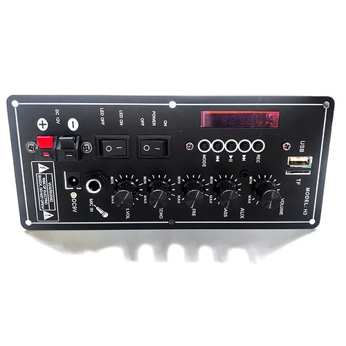 Mono-Kanal Bluetooth Endstufe USB Stereo für Karaoke Theater Auto Zuhause - Bild 2 von 9