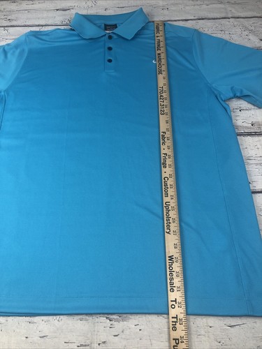 Camisa polo para hombre Nike Golf SS Dri-Fit 2XL XXL azul ajuste estándar - Imagen 4 de 10