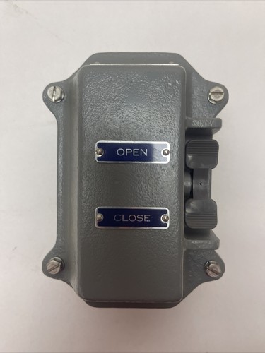 SQUARE D 9001 GW-204 CONTROL STATION SERIES A 600VAC PUSH BUTTON OPEN CLOSE - Picture 4 of 9