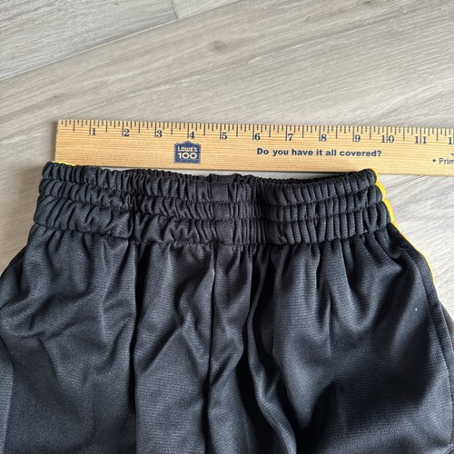 RETRO Mperial Sportswear Bruce Lee Black & Yellow YOUTH Basketball Shorts L - Picture 8 of 10
