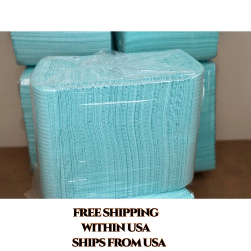 1000 Disposable Dental Patient Bibs 3PLY FLUID RESISTANT Premium Quality 13/18 image 2
