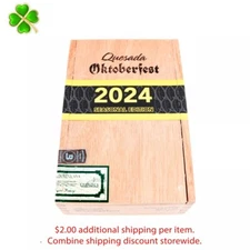 Quesada Kaiser Ludwig 2024 Seasonal Edition Empty Wood Cigar Box 7" x 4.5" x 2"