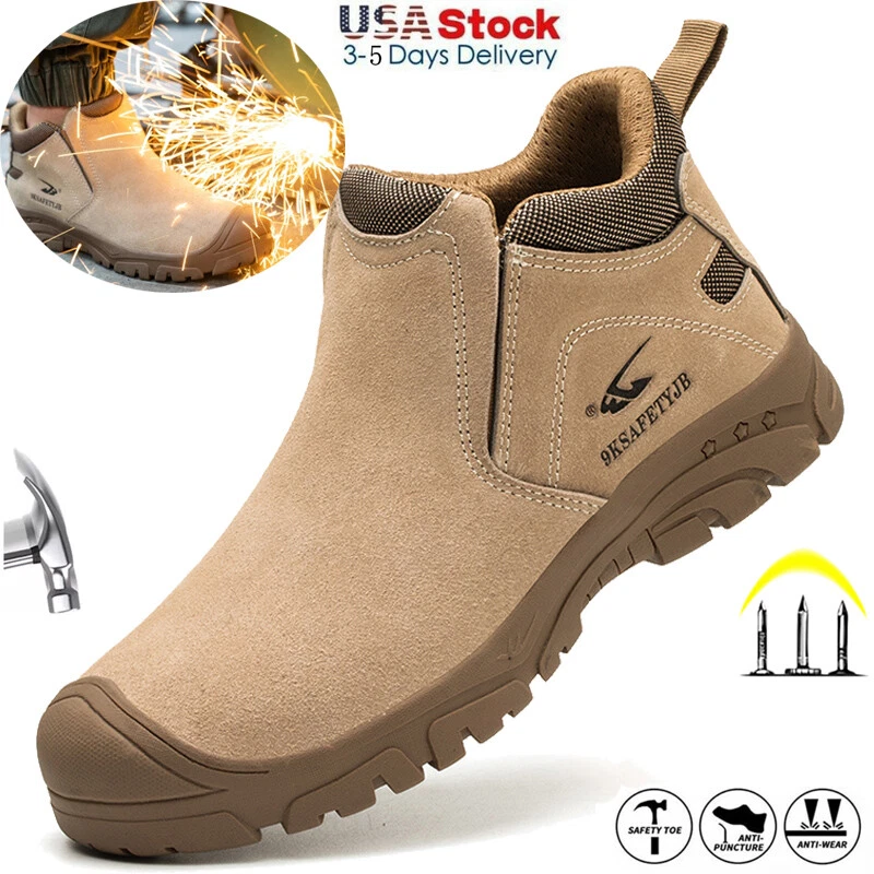 Welding Shoes Mens Sneakers Safety Shoes Composite Toe Cap Steel