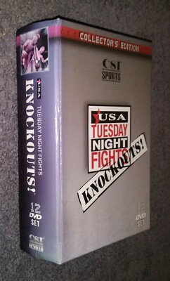 USA Tuesday Night Fights 12 DVD Boxing Knockouts Lennox Lewis Roy