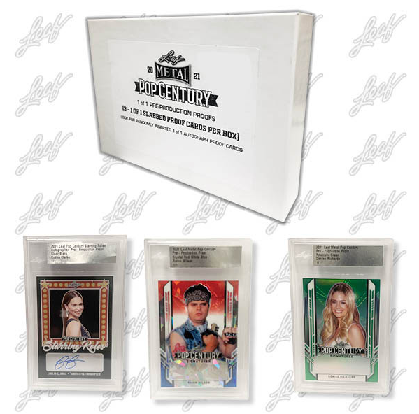 2021 Leaf Metal Pop Century 1/1 Proof Factory Sealed Box 3 Pre