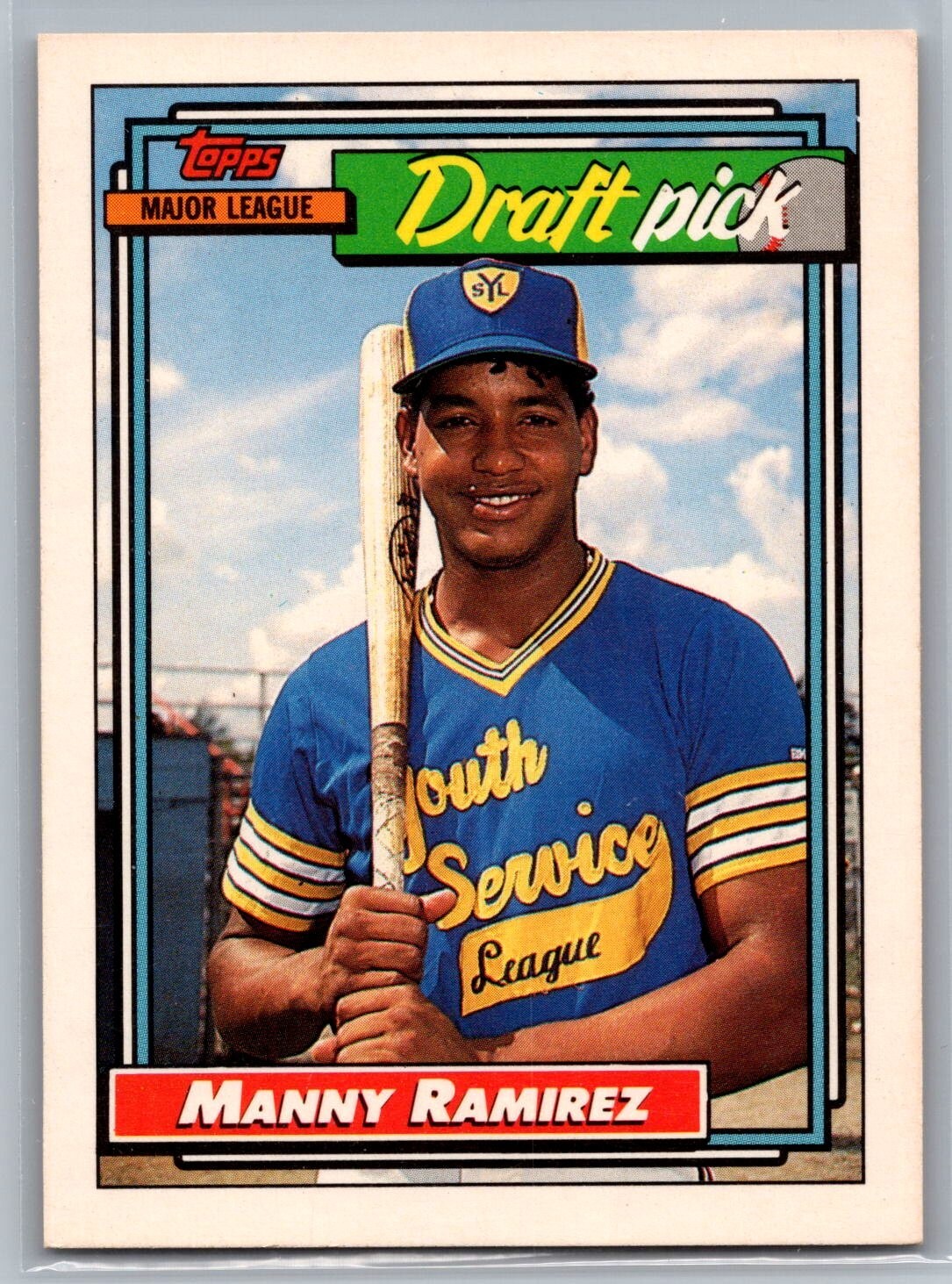 1992 Topps - #156 Manny Ramirez (RC) - NM-MT *TEXCARDS*