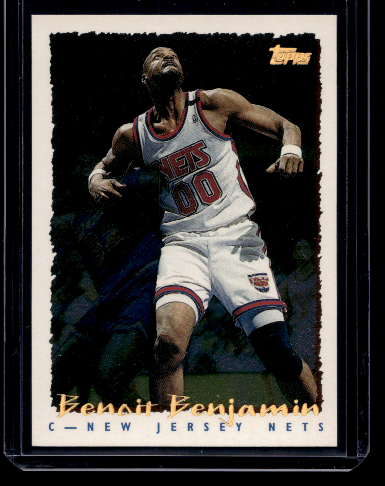 Benoit Benjamin Spectralight Parallel Topps 1994-95 Card #361 New Jersey Nets