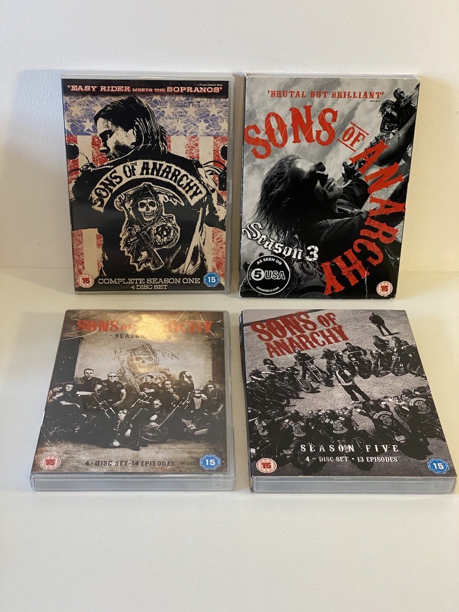 Sons Of Anarchy Season 1, 3, DVD 16 Disc