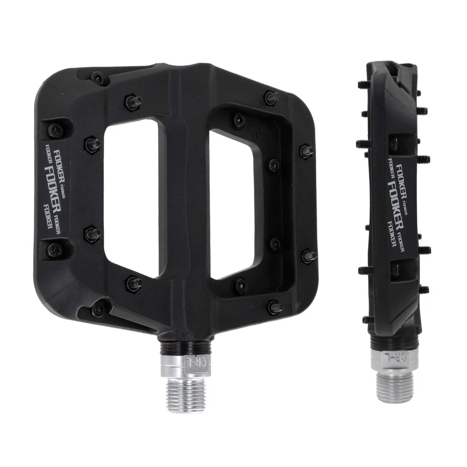 FOOKER MTB Pedales Bicicleta de Montaña Pedales 3 Rodamientos Antideslizantes Ligero Nylon F... Foto 4 de 4
