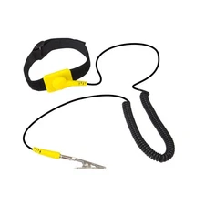 Kingwin Anti Static Wrist Strap Yellow Adjustable ESD Wrist Band with Groundi...