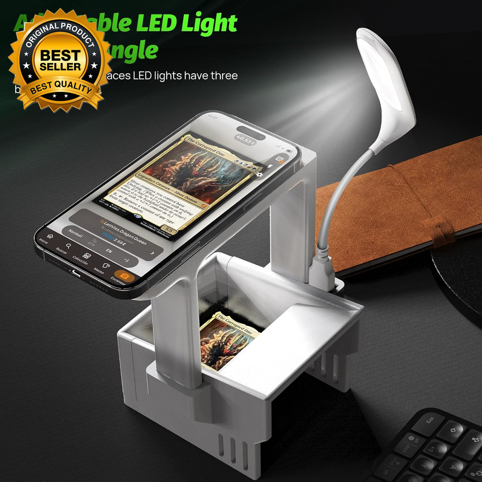 Card Scanner Pro for Trading Cards MTG & TCG Card Scanner Stand with ...