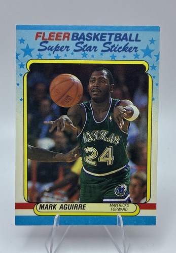 Mark Aguirre #1 1988 Fleer Sticker card