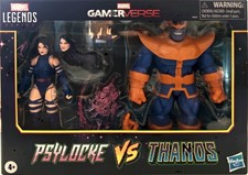 Hasbro Marvel Legends Gamerverse Psylocke Vs Thanos 2-Pack