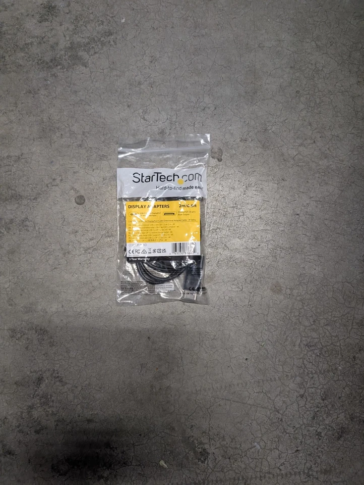 StarTech.com 6.6ft (2m) USB C to DisplayPort 1.2 Cable 4K 60Hz - Bidirectional - Image 4 of 4