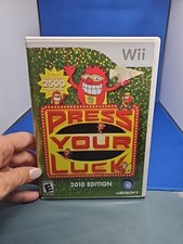 Nintendo Wii Press Your Luck 2010 Edition Rated E with Instruction Booklet