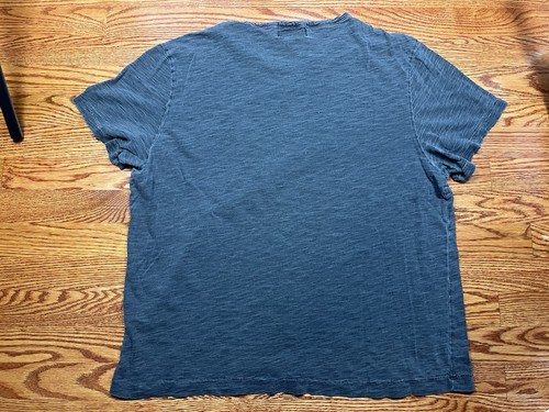 T-shirt RRL nera sbiadita con tasca XL - Foto 3 di 6