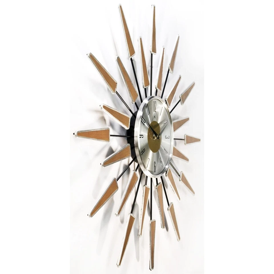 Satellite Starburst Mid-Century Modern Large 23 inch Wall Silver/Multicolor 23 x - Image 3 of 4