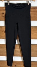 Spanx Solid Midnight Black Activewear Women's Leggings Size Medium