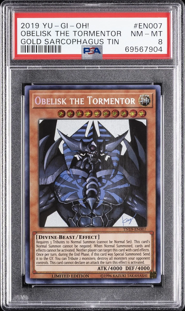 Obelisk The Tormentor Yu-Gi-Oh! TCG Professional Sports