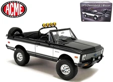 New Acme 1:18 Scale 1971 Chevrolet Blazer K/5 (Black/White) A1807716