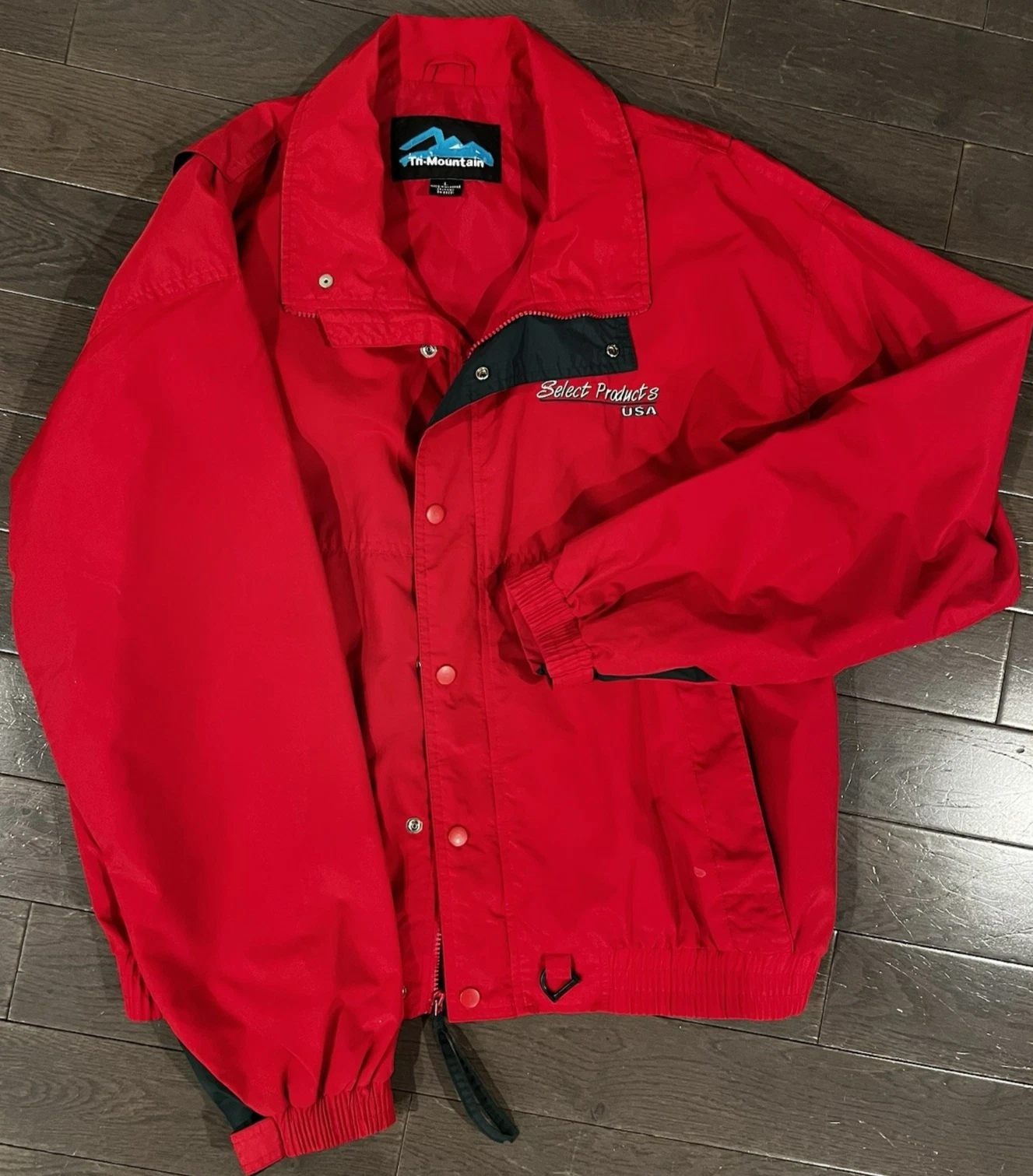 Vintage Tri Mountain Work Jacket XL Red Insulated Select Products USA
Opens in a new window or tab