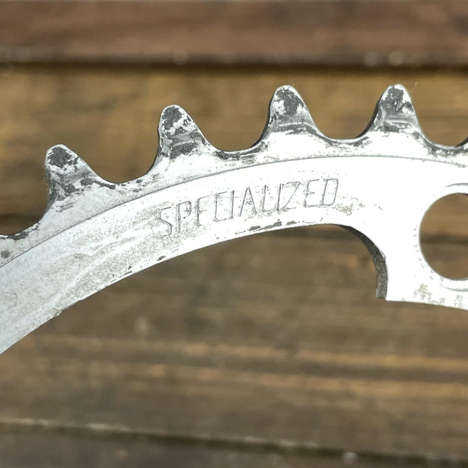 Plato Especializado De Colección 39T 130 BCD 5 Pernos Bicicleta de Carretera Anillo Aluminio Foto 3 de 4