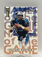 1997 Collector's Choice Name of the Game Card #74 Kerry Collins  Patient Panther