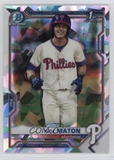 2021 Bowman Chrome Prospects Atomic Refractor Nick Maton #BCP-5 6o3