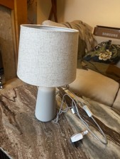 John Lewis Linney Concrete Table Lamp, used RRP £70