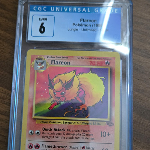 Flareon (Unlimited) graded CGC 6 for sale on eBay