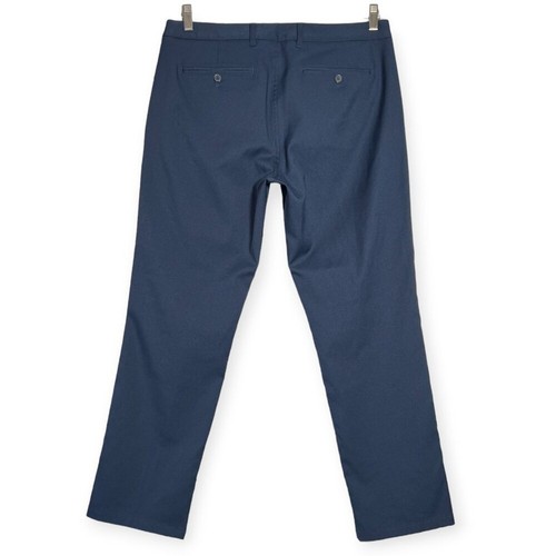 Mizzen + Main Baron Chino Athletic Fit SIZE 34 x 30 Navy Stretch Golf Pants - Picture 2 of 9