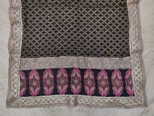 Ethnic Traditional Designer Zari Brocade Embroidered Bridal Wear Indian Dupatta