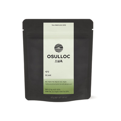 OSULLOC Sejak Green Tea 40g | Korean Organic Loose Leaf Green Tea | Jeju Island