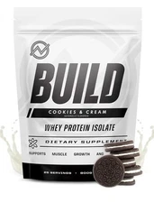 Outwork Nutrition Whey Isolate Protein Powder  Cookies Cream Muscle Building 25s
