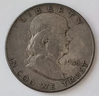 1948-D FRANKLIN HALF  DOLLAR