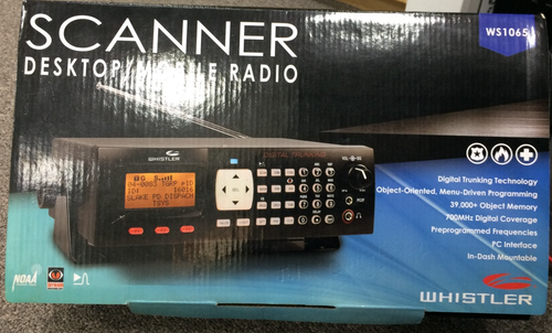 WHISTLER Scanner radio digitale da scrivania/mobile WS1065, con manuale, supporti + - Foto 7 di 14