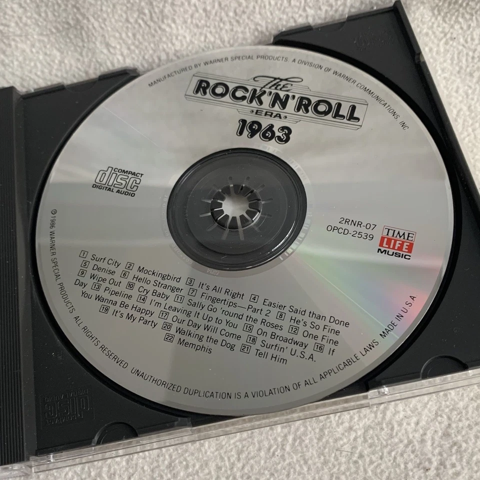 CD Time Life The Rock'N'Roll Era 1963 (22 Original Hit Recordings) Foto 4 de 4