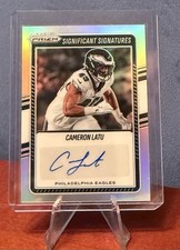 CAMERON LATU 2025 PANINI PRIZM SIGNIFICANT SIGNATURES SILVER AUTO #SSI-CLU 