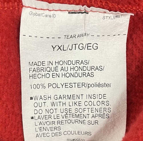 Under Armour YOUTH XL Red Hoodie Logo Front - Picture 10 of 11