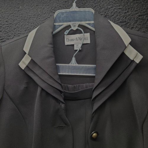 Danny & Nicole Damen 2-teiliges Set schwarz Größe 6P 100 % Polyester Hose und Jacke - Bild 12 von 20