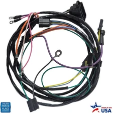 1966 Chevelle El Camino Engine Wiring Wire Harness 396 W/ Factory Gauge & A/C
