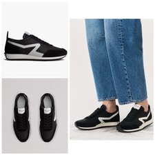 NIB Rag Bone 245 Retro Runner Sneaker In Black Size:39 US 9