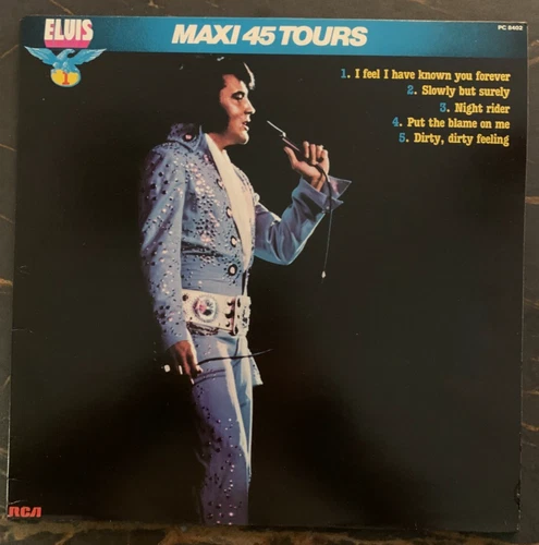 ELVIS TICKLE ME PC 8402 1979 FRENCH IMPORT MAXI 45 TOURS 12" SINGLE 45 RPM