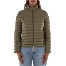 Save The Duck Ladies Green Carly Puffer Jacket
