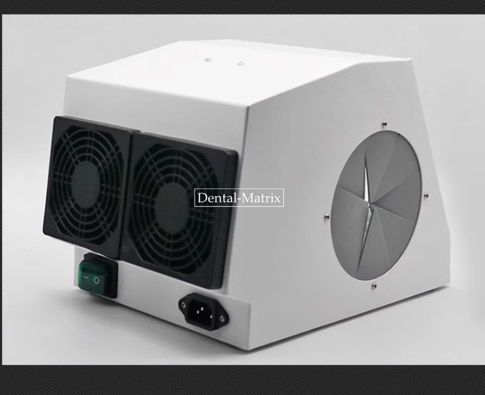 Laboratorio dental LED chorro de arena caja a prueba de polvo colector de polvo estuche extractor de vacío Foto 3 de 4