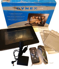 Digital Picture Frame 7" with Remote DX-DPF7-10 by Dynex NEW