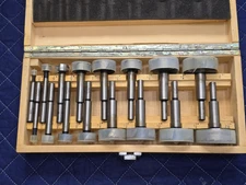 16PC Forstner Bit Set Sizes 1/4” thru 2-1/8” with a Wood Case